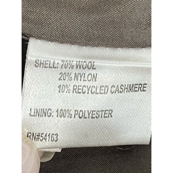 Calvin Klein Womens Red Double Breasted Wool Blend Coat Size 10 Peacoat Jacket - Picture 10 of 13